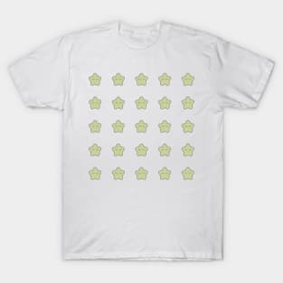 Green Star with eyelashes T-Shirt